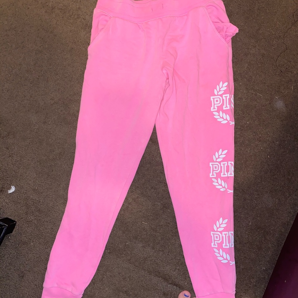 Pink sweatpants will bundle